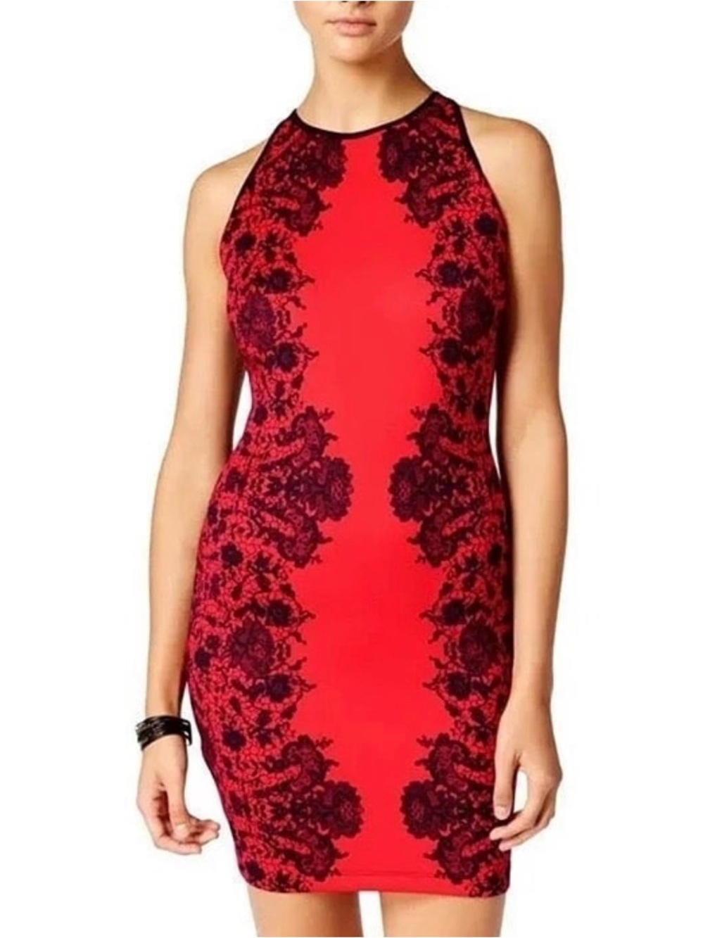 👑 PRINTED BODYCON DRESS 👑 - Picture 6 of 7